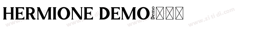 HERMIONE DEMO字体转换